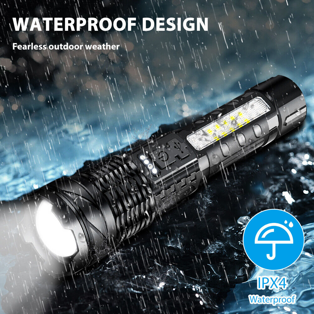 30W Super Bright Tactical Flashlight