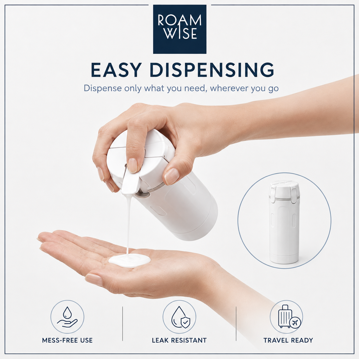 4 in 1 Travel Bottles Dispenser