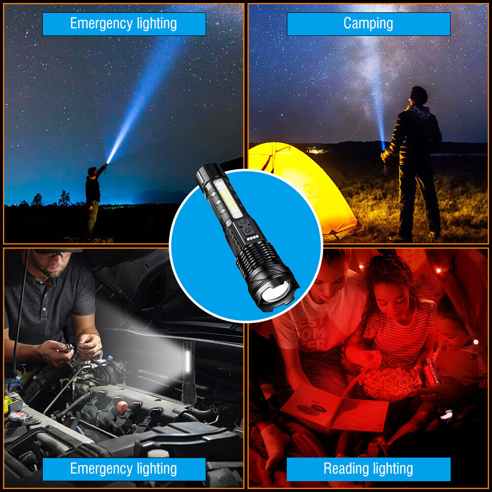 30W Super Bright Tactical Flashlight