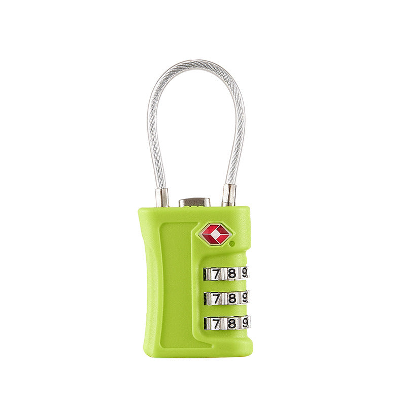 Green TSA-Approved Combination Padlock