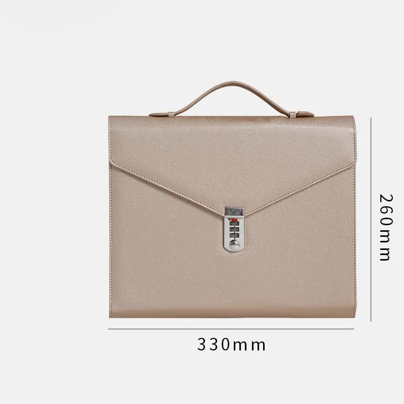 Champagne Anti-Theft Document Organizer