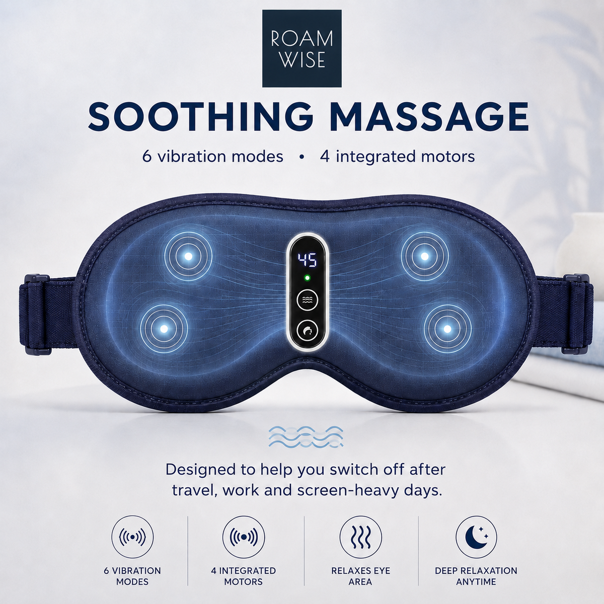 Restore 3D Heated & Massaging Eye Mask