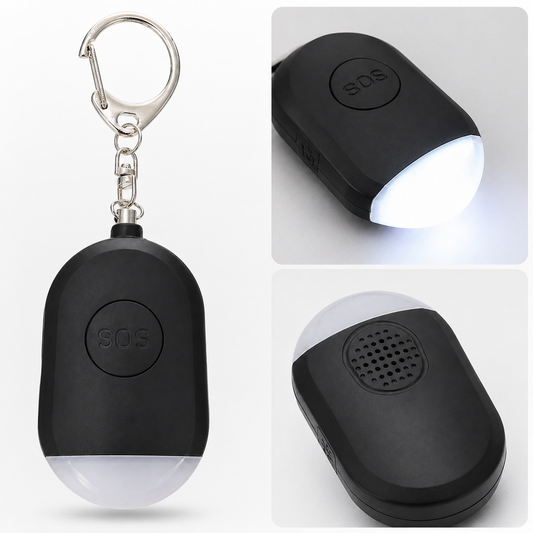Compact Personal Security Alarm Keychain