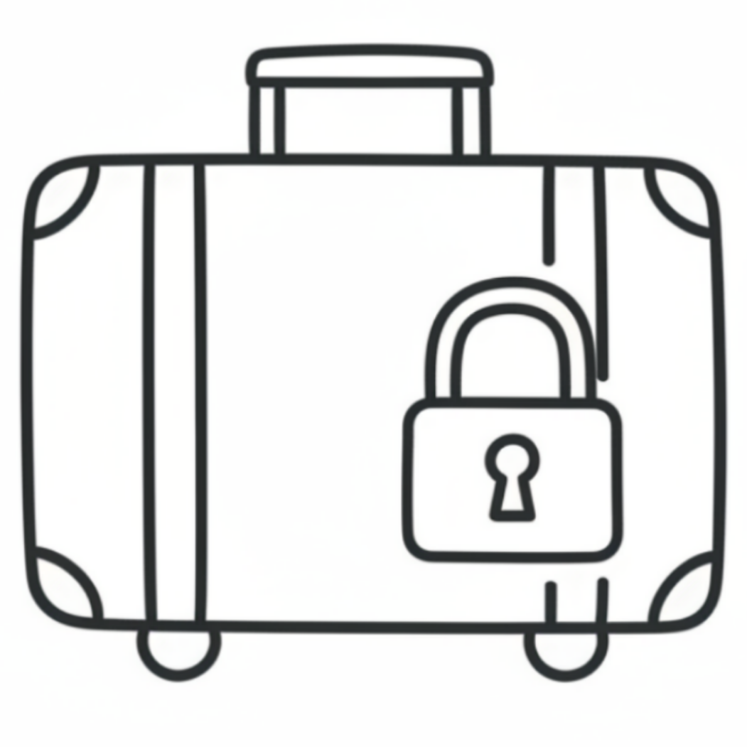 Easy Packing Suitcase Icon
